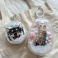 [只限團購] [插畫/照片客製化] 發聲公仔鎖匙扣 - Cat Widgets