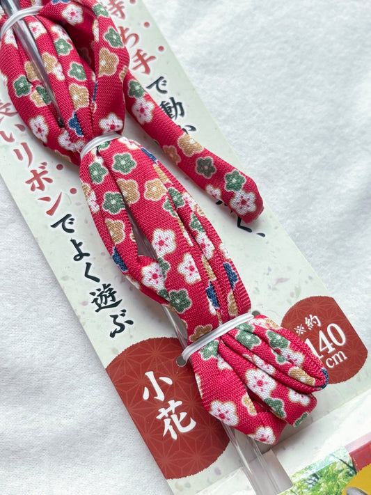 現貨｜紅色小花逗貓棒 - Cat Widgets