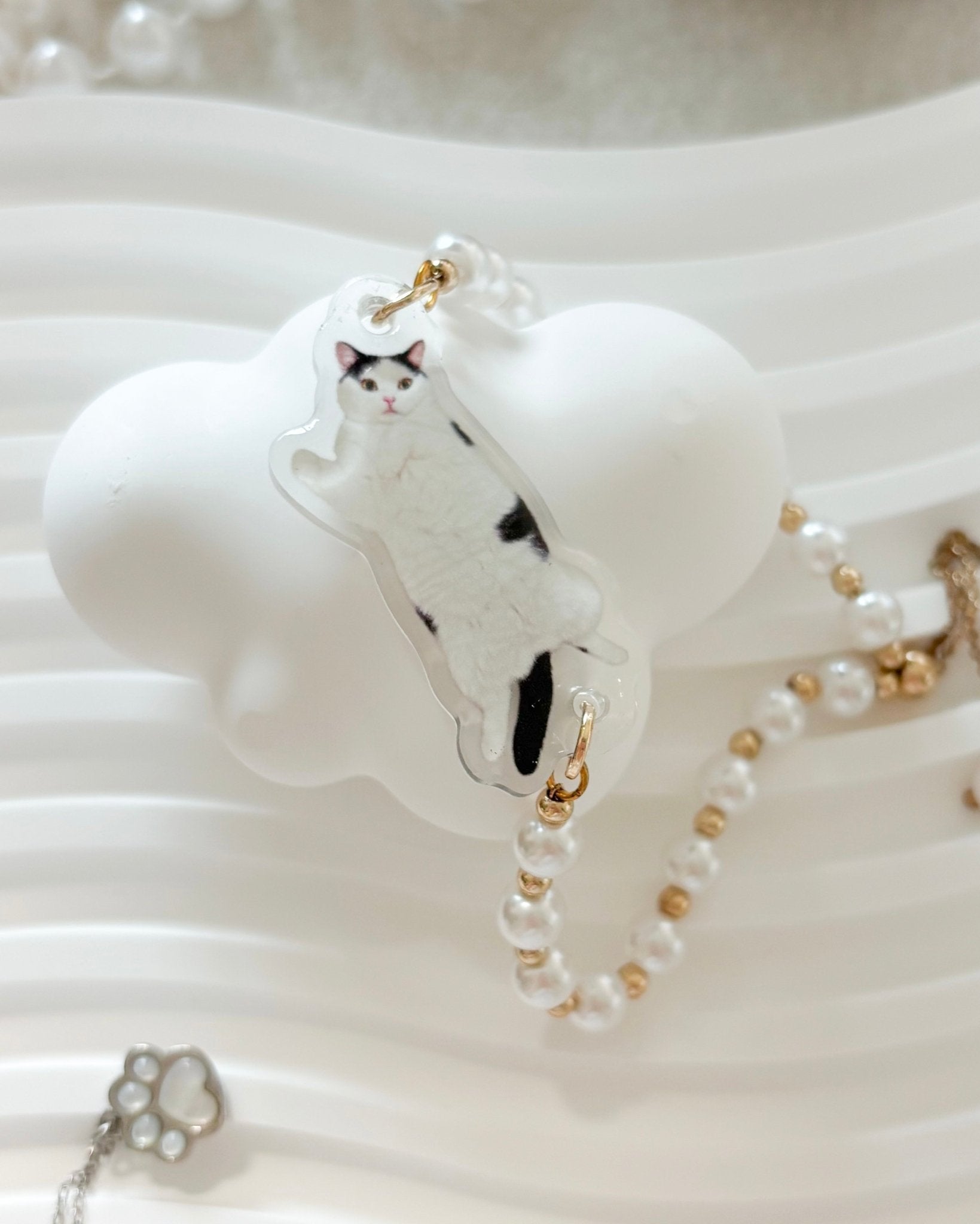 [聖誕套裝] 聖誕珍珠禮品組 The Pearl Gift Box 🎁 (寵物造型珍珠手鏈) - Cat Widgets